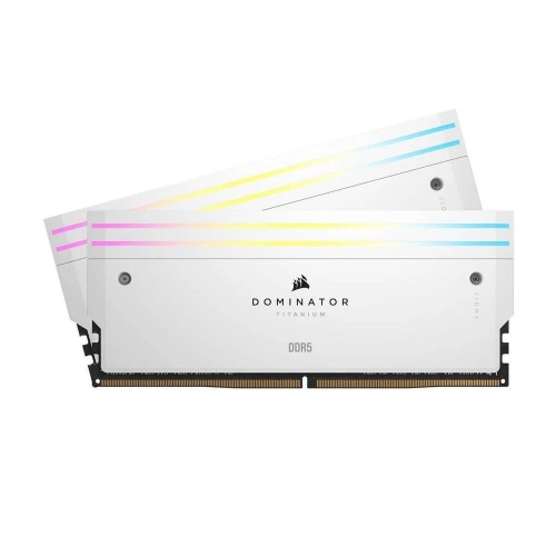 CORSAIR CORSAIR CMP96GX5M2B6400C32W 96GB (2x48GB) DDR5 DRAM 6400MT/s CL32 INTEL XMP MEMORY KIT DOMINATOR TITANIUM RGB WHITE