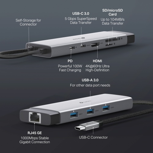 TP-LINK TP-LINK UH9120C TYPE-C 9 PORTLU HUB