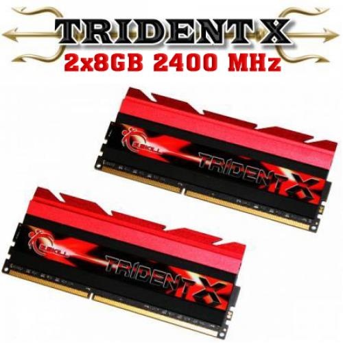 GSKILL Trident X DDR3-2400Mhz CL10 16GB (2X8GB) DUAL (10-12-12-31) 1.65V