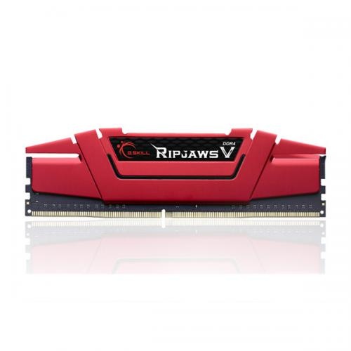 GSKILL RipjawsV Kırmızı DDR4-3000Mhz CL15 4GB (1x4GB) (15-16-16-35) 1.35V