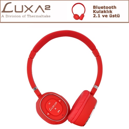 Bluetooth Kulaklık-Kırmızı LHA0049