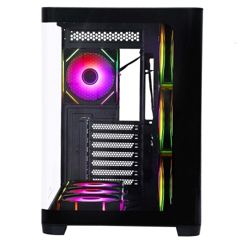 GAMEBOOSTER GameBooster GB-G2851BB Sea View USB 3.0, ATX 7 x ARGB Fanlı, Siyah Kasa (PSU Yok)
