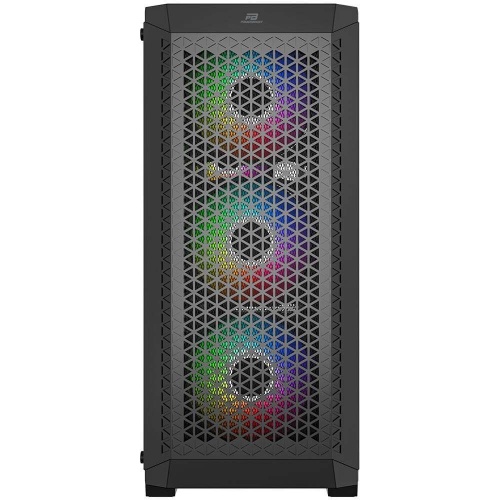 POWERBOOST PowerBoost PB-PS5847B 600W ATX USB 3.0 Rainbow Fanlı Mesh Gaming Siyah Kasa