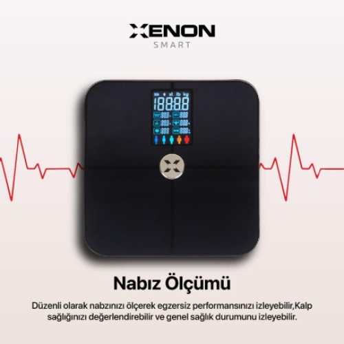 XENON SMART XENON SMART X8702 NABIZ OLCUMLU DIJITAL BASKUL