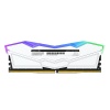 TEAM  t-force delta rgb white 32gb(2x16gb) 7800mhz ddr5 cl38 gaming ram (ff4d532g7800hc38ddc01)