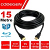 CODEGEN CPS150 15 Metre HDMI v1.4 ,, 3D, Ağ Destekli, Altın Uçlu HDMI Kablo