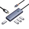 BASEUS ULTRA JOY 5IN1 GRI TYPE-C HUB B00052809813-00 G�R��:TYPE-C �IKI�:USB X4, HDMI X1