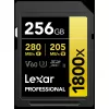 256GB LSD1800256G-BNNNG SD PROFESSIONAL 1800X SDXC UHS-II CARDS UP TO 280MB/S READ 210MB/S WRITE C10 V60 U3