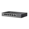 TP-LINK OMADA DS106P 4 PORT 10/100+2 PORT 10/100 UPLINK 67W 250 METRE POE MESAFE METAL KASA SWITCH