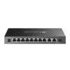 TP-LINK OMADA DS110GMP 8 PORT GIGABIT + 2XGIGABIT RJ45/1XRJ45 COMBO PORT 123W 250 METRE POE MESAFE METAL KASA SWITCH