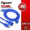 QPORT  1.8 Metre USB 3.0 Uzatma Kablosu (Q-UZ3018)