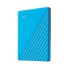 WD         WDBYVG0020BBL-WESN, My Passport, 2TB, 2.5, USB3.2, Taşınabilir, Harici HDD, Mavi