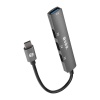 S-LINK SW-U324 3*USB2.0, 1*USB3.0 TYPE-C METAL USB HUB ÇOKLAYICI