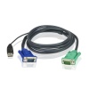 2L-5205U 5M VGA USB KVM KABLO 3 IN 1 SPHD (KLAVYE/MOUSE/VIDEO)