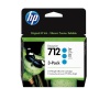 HP 3ED77A (712) MAVİ 29 ML 3 PACKS GENİŞ FORMAT MUREKKEP KARTUŞU