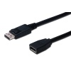 DisplayPort uzatma kablo, DP Erkek/Dişi, 2,0m, kenetlenmeli, DP 1.2 uyum AK-340200-020-S