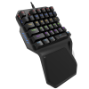 RAMPAGE KB-R77 PALM USB RAINBOW BACKLIGHT OUTEMU BLUE SWITCH MEKANİK TUŞLU MİNİ GAMING OYUNCU KLAVYE