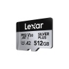 BIGBOY LEXAR 512GB LMSSIPL512G-BNANG MICROSD HIGH-PERFORMANCE SILVER PLUS MICROSDXC UHS-I UP TO 205MB/S READ 150MB/S WRITE C10 A2 V30 U3 WITH ADAPTER