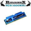 GSKILL RipjawsX DDR3-1600Mhz CL9 8GB (9-9-9) 1.5V