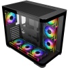 GAMEBOOSTER GameBooster GB-G2851BB Sea View USB 3.0, ATX 7 x ARGB Fanlı, Siyah Kasa (PSU Yok)