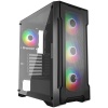 POWERBOOST PowerBoost PB-PS6849B 650w 80+ Bronze USB 3.0 Mesh 4*12cm Rainbow Fanlı Mid-T ATX Gaming Siyah Kasa