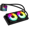 OEM PowerBoost ALPHA 240B, 240mm, ARGB, 2 Fanlı, (LGA1700/AM4/AM5) Uyumlu, CPU Sıvı Soğutma (Siyah)