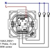 Ovivo Quantum Siyah Anahtar+3lü Anahtar 2li Set