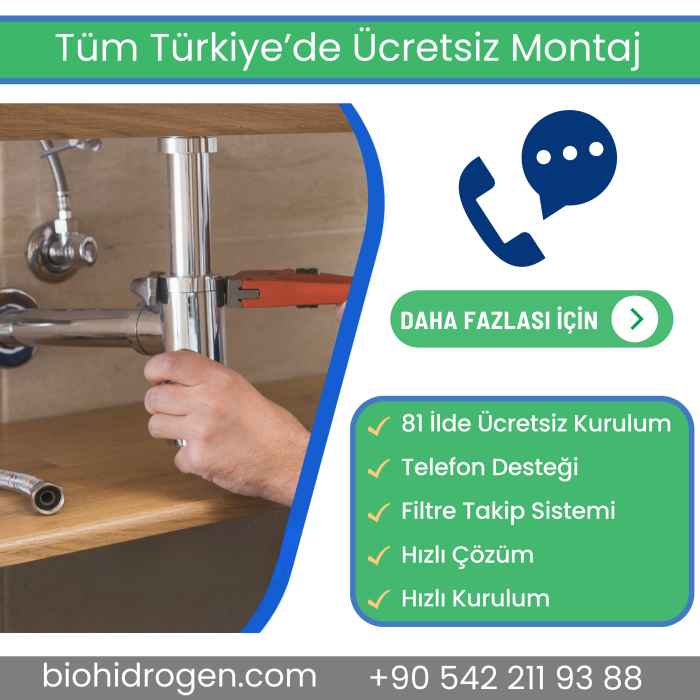 Biohidrogen Alkali Premium 6lı Filtre Seti