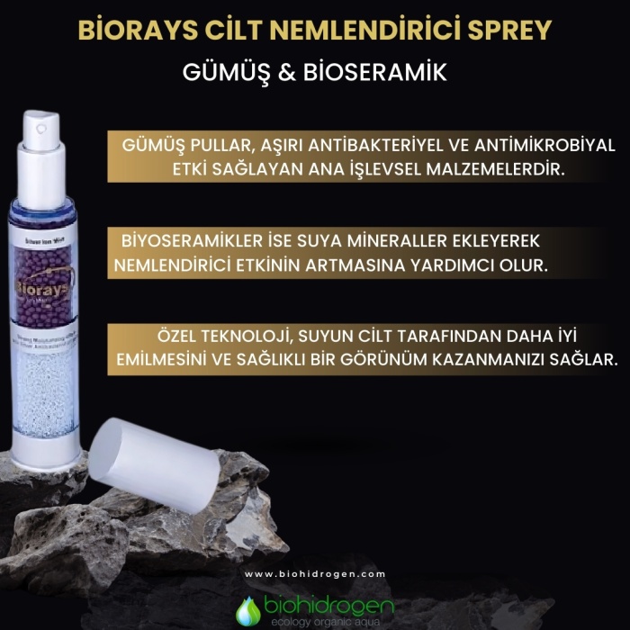 Biohidrogen Cilt Nemlendirici Sprey ( Gümüş  & Bioseramik )