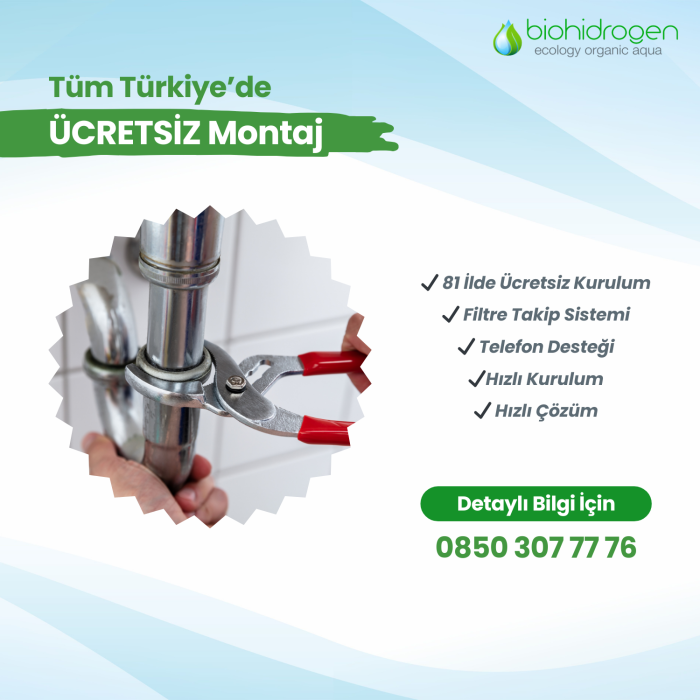 Biohidrogen Tüm Modeller İçin 4lü Filtre Seti - SERVİS DAHİL