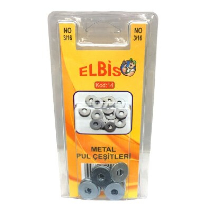 ELBİS-14  3/16  METAL PUL *12X24