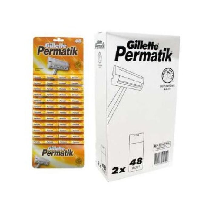 PERMATİK ( TEK BIÇAK ) SAPLI JİLET ( 96PCS )*1X15