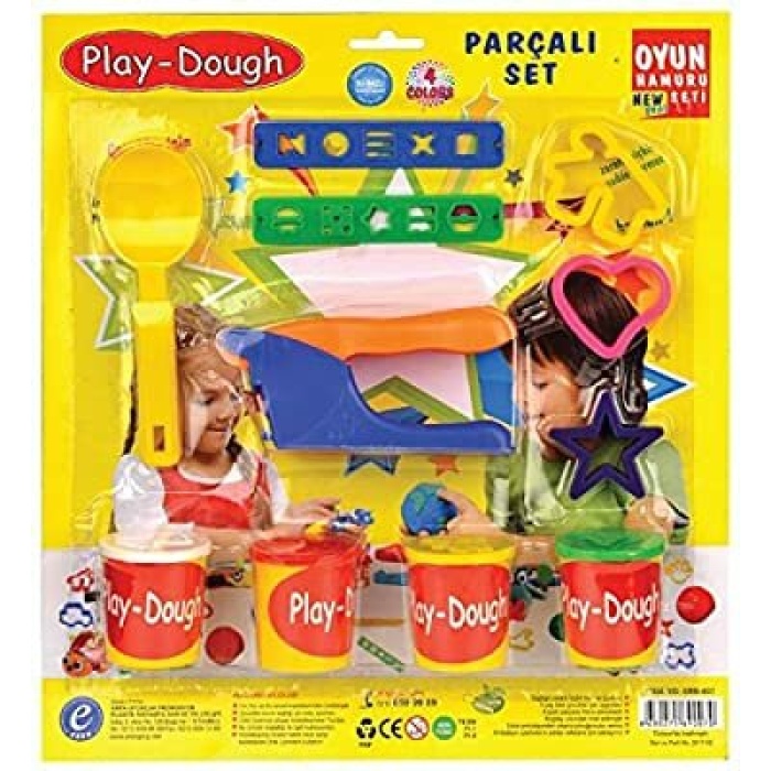 PLAY DOUGH ERN-007 PARÇALI SET OYUN HAMURU*36