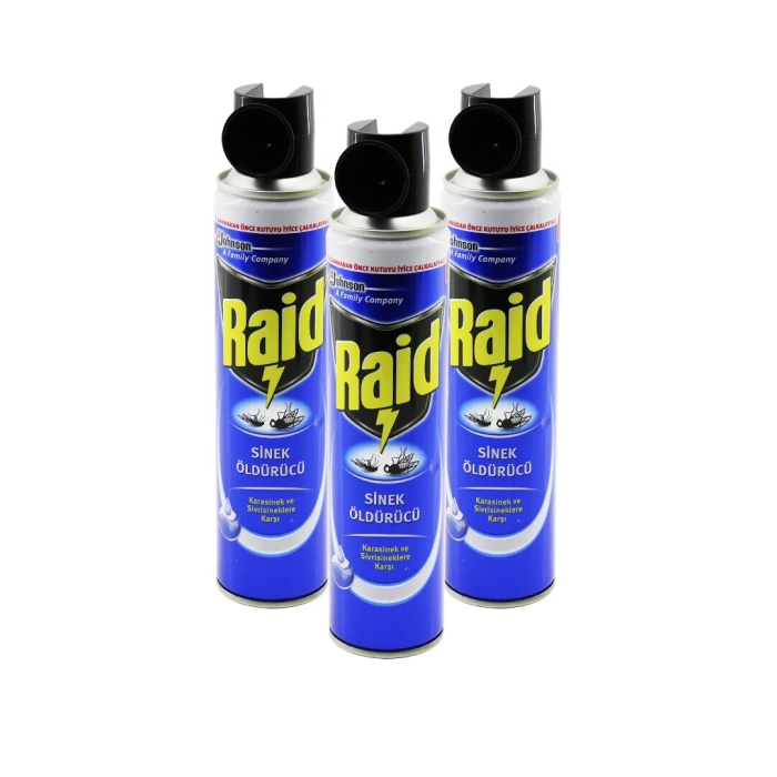 RAİD ( KLASİK ) SİNEK ÖLDÜRÜCÜ & SAVAR İLAÇ ( SPREY & 300ML )*12X4