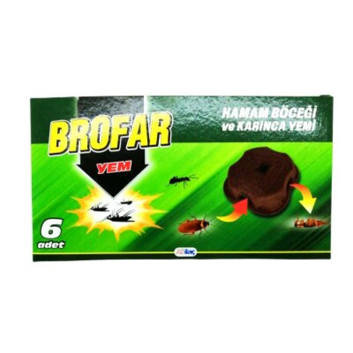 BROFAR ( 6PCS ) HAMAMBÖCEĞİ VE KARINCA YEMİ*6X8