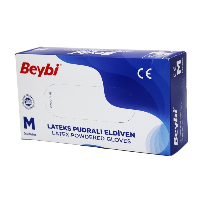 BEYBİ ( M ) ( PUDRALI ) MUAYENE ELDİVENİ 100LÜ*1X20