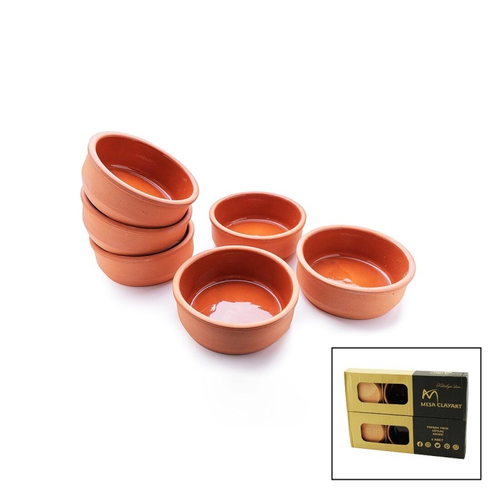 (      ) MESA CLAYART ( 6PCS ) ( KUTULU ) MİNİ KAPAKSIZ GÜVEÇ KABI*12=K