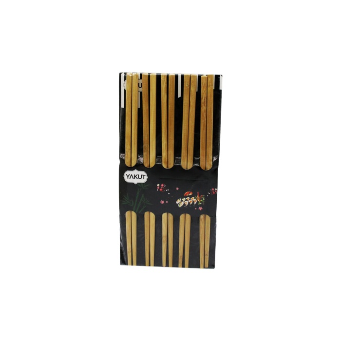 YAKUT-9704-9705 ( SADE ) BAMBU 10PCS STICK ÇİN ÇUBUK ( SUŞİ ) KAŞIK*12X20