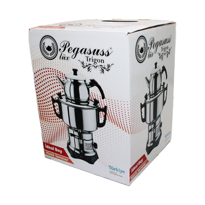 PEGASUS TRİGON LÜX KLASİK SEMAVER ( 4.5LT & İDEAL BOY & TEK MUSLUK ) 1100W*6