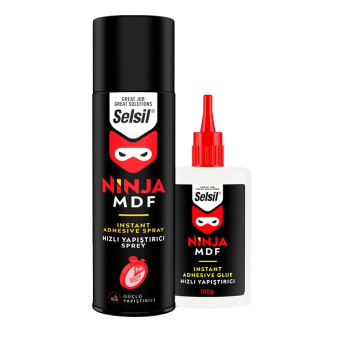 SELSİL NINJA ( 400ML+100GR ) HIZLI YAPIŞTIRICI SPREY*25