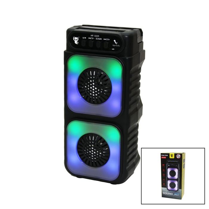 HONGFU PLATOON HF-3225 PL-4546 3X2İNÇ SD/USB/FM NOSTALJİ BLUETOOTH SPEAKER*40