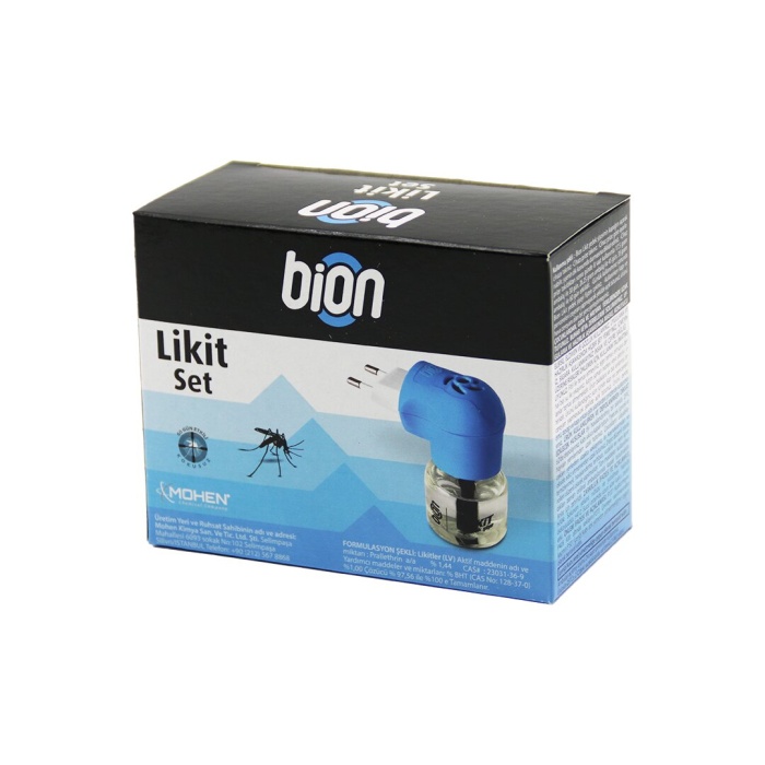 BİON ( 60 GECE ) ( SIVI LİKİT & SET MAKİNE ) SİVRİSİNEK ÖLDÜRÜCÜ 35GR*6X8