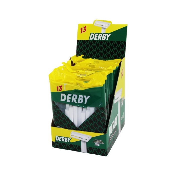 DERBY ( TEK BIÇAK ) ( 13PCS POŞETLİ ) SAPLI JİLET*7X8