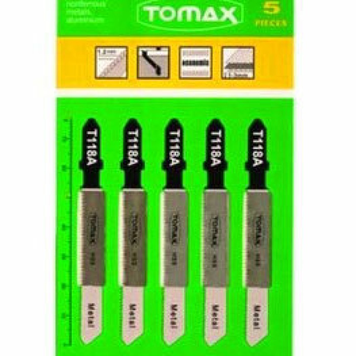 TOMAX T118A METAL 5PCS DEKOBAJ BIÇAK DEKUPAJ*200