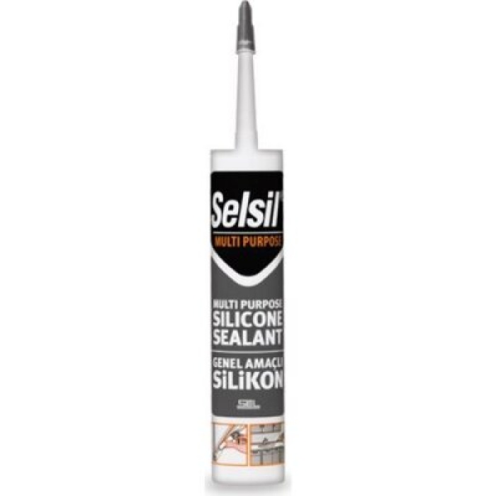 SELSİL ( ŞEFFAF ) ÜNİVERSAL SİLİKON 280 GR*25=K