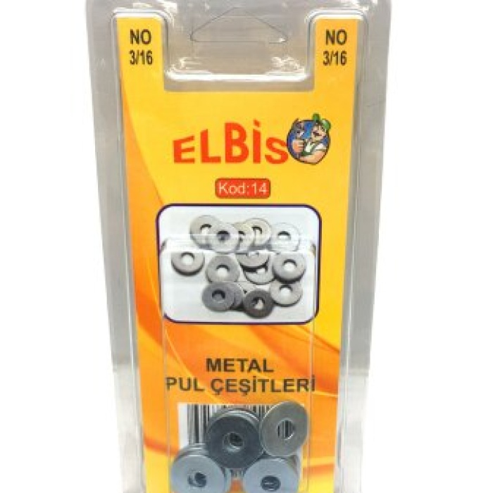 ELBİS-14  3/16  METAL PUL *12X24