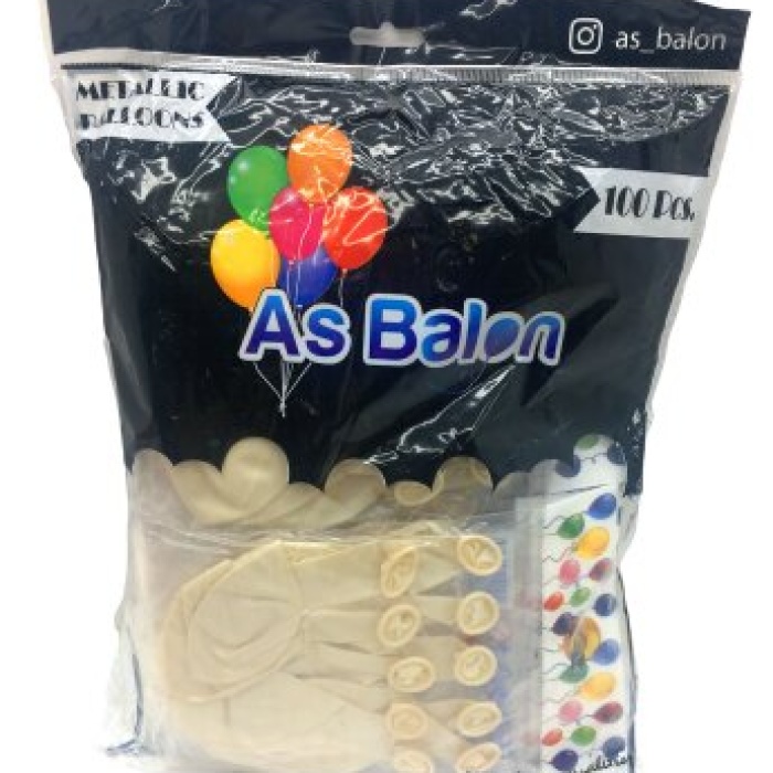 AS BALON SET ( 8-10PCS ) ( 12İNC ) BALON ( KARMA KOLİ )*100=K