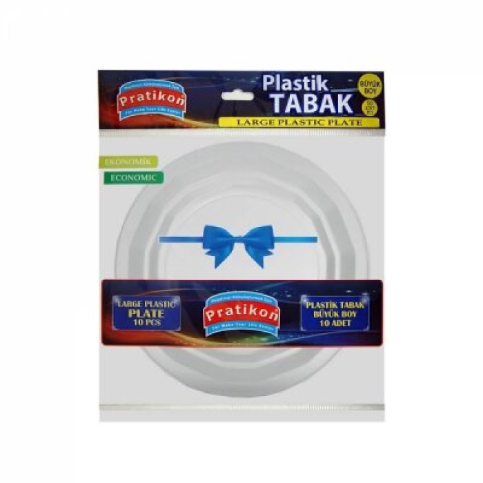 PRATİKON PR-1143 ( ORTA & PLASTİK ) TABAK 10PCS*50=K