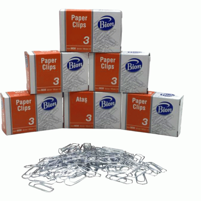 BİON-9030 NO-3 ATAŞ 100PCS 28MMM*36X8