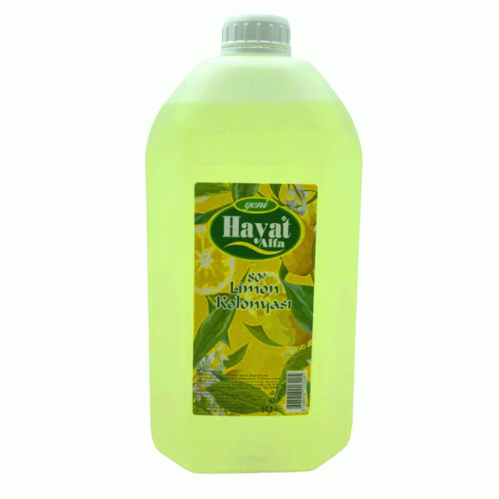 HAYAT ( 5LT ) ( LİMON ) KOLONYA BİDON*6